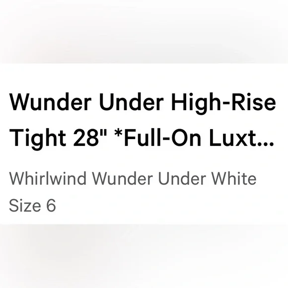 Lululemon Wunder-Under high-rise leggings - Picture 2 of 5